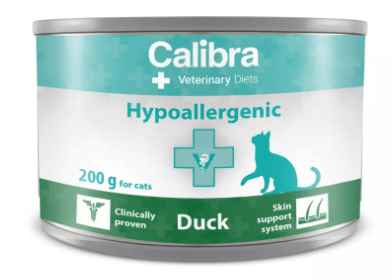 Calibra Cat Lata Hypoallergenic Duck 200G1