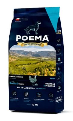 Poema Canino Seco Cachorro Peq/Med Pollo 12 KG
