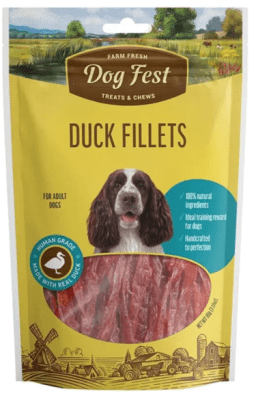 Dogfest Duck Fillets 90 grs.