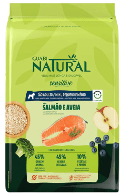 Guabi Natural Adulto Perro Sensitive Peq/Med Salmon y Avena 2.5 KG1