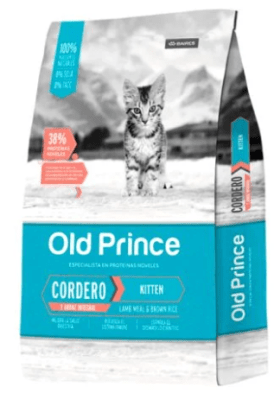 Old Prince Gato Kitten Cordero y Arroz 1 KG