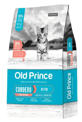 Old Prince Gato Kitten Cordero y Arroz 3 KG