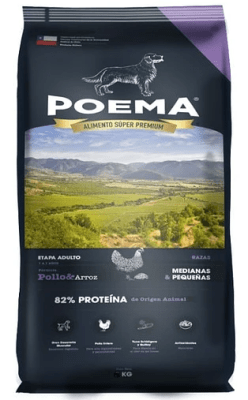 Poema Canino Seco Adulto Peq/Med Pollo 12 KG