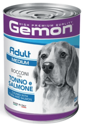 Gemon Lata Dog Adult Tuna-Salmon 415 Grs.