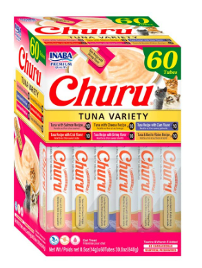 Churu Cat Variety Tuna 14gr/ 60 Tubes