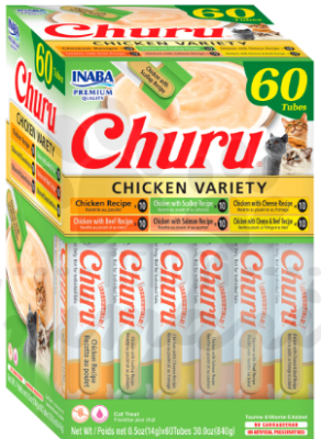 Churu Cat Variety Chicken 14 gr/ 60 Tubes1