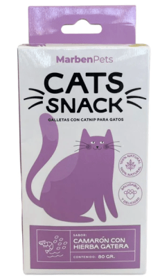 Cats Snacks Camaron Hierba Gatera Marben Pets