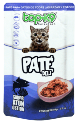 Snack Pate Deli Gato Atún - Ostión 85 Grs.
