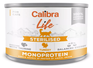 Calibra Cat Life Steril Turkey 200 Grs.