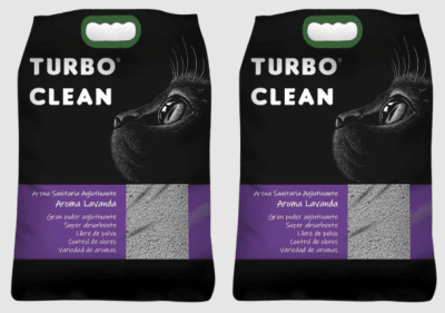 Promoción Arena Turbo Clean Lavanda 20 KG