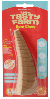 Cuerno Vaca Masticable Soporte Colágeno L
