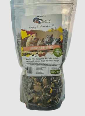 MIX DE SEMILLAS HAMSTER 500 GRS