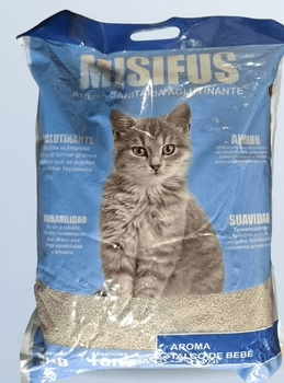 Arena Misifus Aglutinante Talco Bebe 4 KG