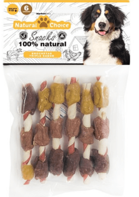 Natural Choice  Brochetas Triple Sabor 115 Gr.