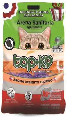 Arena Topk9 Iones Desierto Florido 10 KG