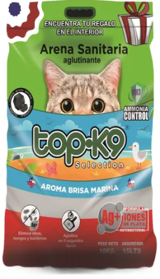 Arena Topk9 Iones Brisa Marina 10 KG