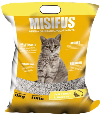 ARENA MISIFUS AGLUTIANTE LIMON 8 KG