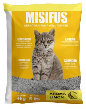 Arena Misifus Limón 4 KG1