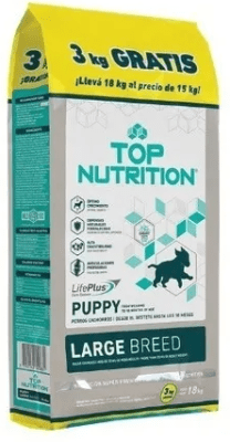 Top Nutrition Perro Cachorro Raza Grande 15 KG1