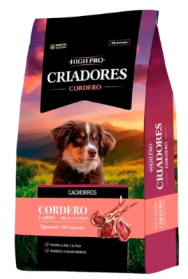 Criadores High Pro Cachorro Cordero 15 KG1