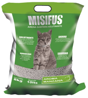 Arena Misifus Manzana 20 KG