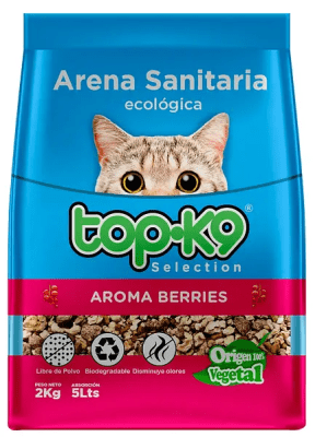 Arena Topk9 Ecológica Berrie 10 KG