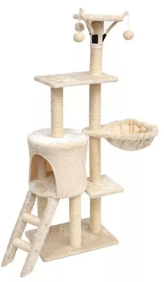 Rascador Tipo Arbol Beige 50*35*140 CM