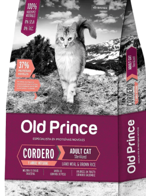 Old Prince Gato Esterilizado Cordero y Arroz 3 KG