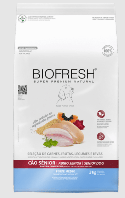 BIOFRESH SP PERRO SENIOR RAZA MEDIANA 3 KG