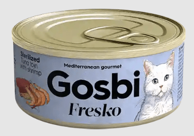 GOSBI FRESKO CAT Sterelized Tuna With Shrimp 70 Grs.1