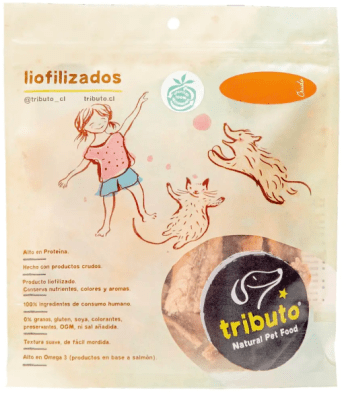 Tributo Crudo Liofilizado Nudillos Pollo 100 Grs.1