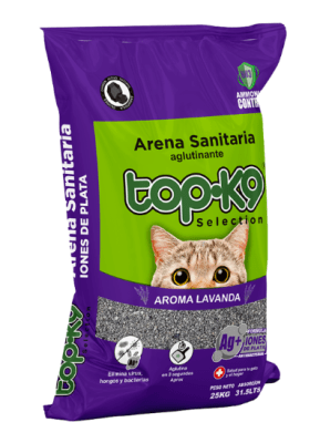 Topk9 Arena Aglutinante Iones lavanda 25 KG