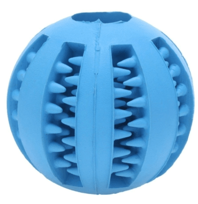 Pelota Beisbol Dental Para Snack Color Turquesa