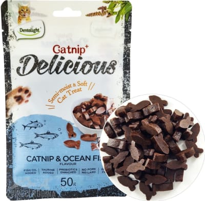 Delicious Catnip y Pescado Oceano 50g
