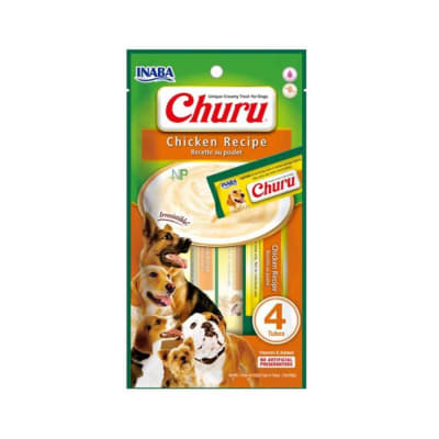 CHURU DOG CHICKEN 14 GRS. 4 TUBES
