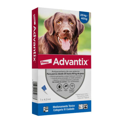 PROMO 2X1 Advantix 25-40 KG 1x 4,0 ml
