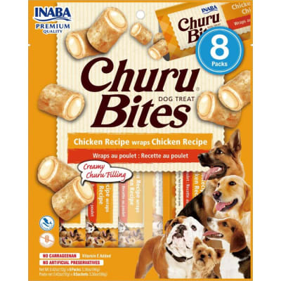 CHURU BITES DOG CHICKEN 12 GR x81