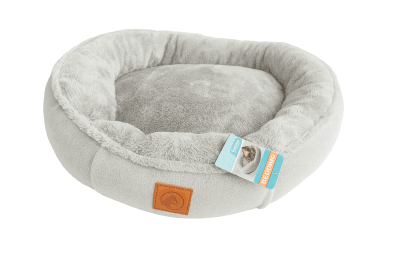 Cama Circular Perro Gris