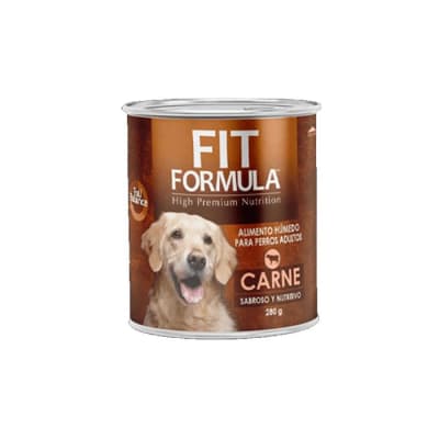 Fit Lata Perro Carne 280 G.