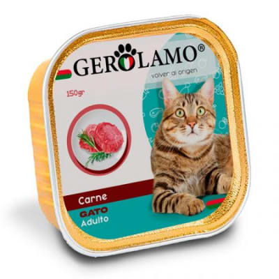Gerolamo Pate Gato Adulto Carne 300 gr1