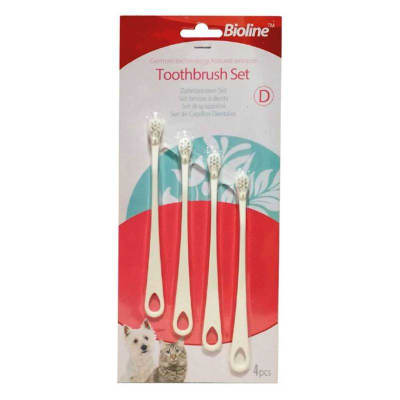 Cepillo de Dientes Gato (Toothbrush set) Bioline