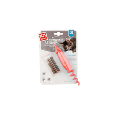 Roll-Talled Mouse Catnip/Dent Red 1PZ