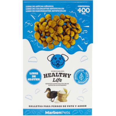 Healthy Life Galletas Hipoalergénico Pato y Arroz