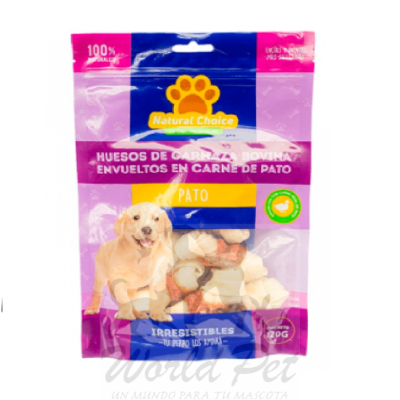 Natural choice Hueso Carnaza Envuelto Carne Pato1