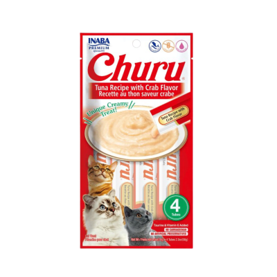Churu Tuna Recipe With Crab Flavor 4 x 56 G