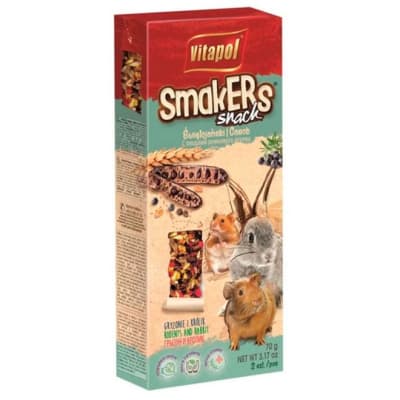 SMAKERS FOR RODENTS/RABBIT CAROB 90 GRS