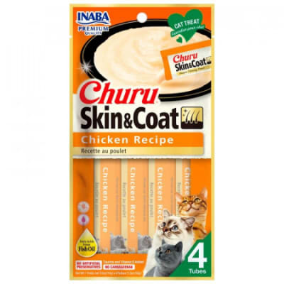 Churu Skin&Coat Cat Chicken x4