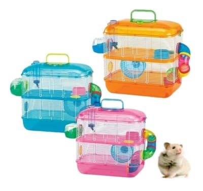 Jaula Acrilica 2 Pisos Para Hamster