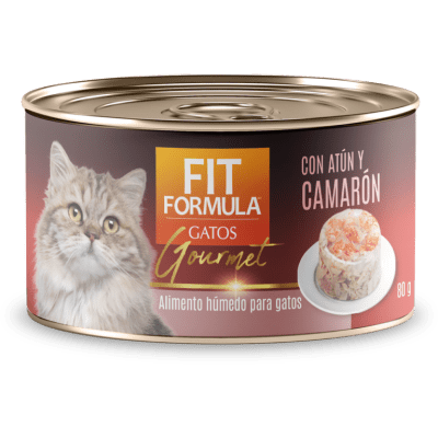 Fit Lata Gourmet Gato Camaron 80 Grs.