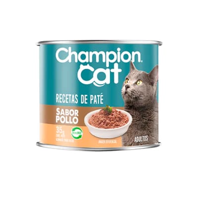 Lata Champion Cat Pollo 315Gr1